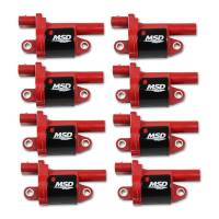 Ignition Coils - Ignition Coil Packs - MSD - MSD Coil Red Round GM V8 2014-Up 8 Pack