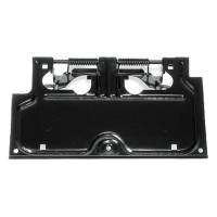 Street & Truck Body Components - License Plate Brackets - Omix-ADA - Omix-ADA License Plate Bracket Black - 87-95 Jeep Wrangler YJ