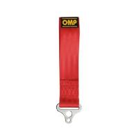 OMP Tow Hood Red Stainless 100mm ID