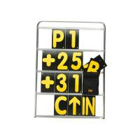 OMP Pit Board 4 Row Aluminum Frame 100x72cm