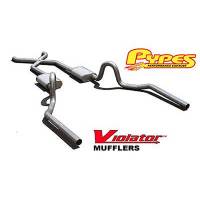 Chevrolet Chevelle Exhaust - Chevrolet Chevelle Exhaust Systems - Pypes Performance Exhaust - Pypes 64-72 GM A-Body Crossmember Back Exhaust Kit