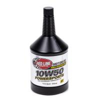 Red Line Synthetic Oil - Red Line 10w50 Powersports Motor Oil 1 Quart