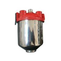 Fuel Filter - Canister Fuel Filters - Racing Power - Racing Power Large Red Top Single Port Fuel Filter