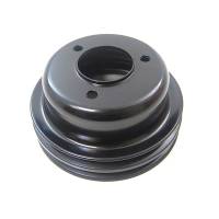 Racing Power Ford 289 2 Groove Crank shaft Pulley Black