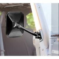Mirrors, Side View & Towing - Exterior Mirrors - Rugged Ridge - Rugged Ridge Quick Release Side Mirror Black Rectangular