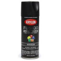 Paints & Finishing - Paints, Coatings & Markers - Dupli-Color / Krylon - Dupli-Color Paint Satin Black 12 oz. Krylon Fusion