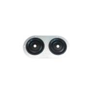 O-rings, Grommets and Vacuum Caps - Firewall Grommets - Seals-It - Seals-It Firewall Grommet 2-Hole 5.750" x 3" .375" ID