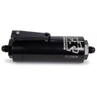 Ti22 6 AN Fuel Filter With Shutoff Black 100 Micron
