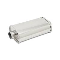Vibrant Performance Streetpower Oval Muffler 2.75" Inlet/outlet