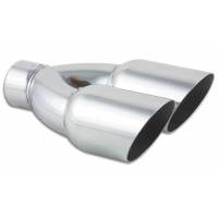 Vibrant Performance Dual 3.5" Round Stainless Steel Tips Single Wall