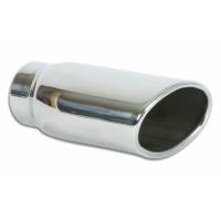 Vibrant Performance 4.5" x 3" Oval Stainless Steel Tip Single Wall