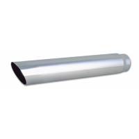 Vibrant Performance 3.5" Round Stainless Steel Tip Single Wall Angle