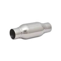 Mufflers and Resonators - Resonators - Vibrant Performance - Vibrant Performance Bottle Style Resonator 2 .5" Inlet/outlet x 12in