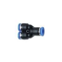 Adapters and Fittings - Push Lock Fittings - Vibrant Performance - Vibrant Performance 5/32" (4mm) Union Y One Touch Fitting