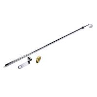 Weiand Engine Oil Dipstick Kit SB Ford In-Pan Chrome