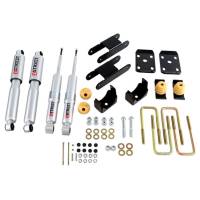 Suspension Kits - NEW - Lowering Kits and Components - NEW - Belltech - Belltech Lowering Kit - 3" Front / 4" Rear - GM Midsize Truck 2015-18
