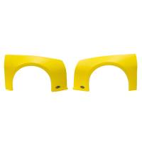 Street Stock Body Components - Street Stock Fenders - Dominator Racing Products - Dominator Camaro Street Stock Fender Kit - Molded Plastic - Yellow - Left and Right