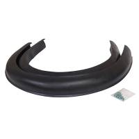 Pacer Performance Flexy Flares Fender Flare - 2 Piece - 1-3/4" Wide - 72" Long - Screw-In - Rubber - Black