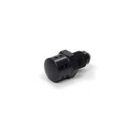 Safecraft Discharge Nozzle - Straight - 4 AN Male - 3 Way Discharge - Black Anodized - All Agents