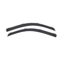 Street & Truck Body Components - Window Deflectors and Visors - Auto Ventshade - Auto Ventshade In-Channel Ventvisor - Stick-On - Front - Plastic - Black - Standard Cab - GM Full-Size Truck 2019 (Pair)