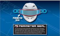 Racing Optics - Racing Optics Perimeter Seal Tearoffs - Clear - Fits Bell SA2010 - Image 2