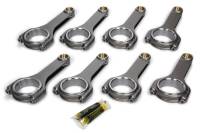 Dyer's - Dyer's H-Beam Connecting Rod - 6.000" Long - Bushed - 7/16" Cap Screws - ARP2000 - SB Chevy (Set of 8)