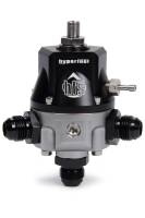 FST Performance - FST Performance Fuel Pressure Regulator - 3 to 15 psi - Inline - 8 AN Inlet - 8 AN Outlet - Aluminum - Black Anodized - E85 / Gas
