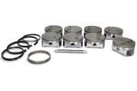 Icon Premium Forged Piston Kit - Includes Rings - 4.010" Bore - 1.2 x 1.2 x 3.0 mm Ring Groove - Minus 4.0 cc - GM LS-Series