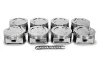 Icon Premium Forged Piston Set - 4.030" Bore - 1.2 x 1.2 x 3.0 mm Ring Groove - Minus 12.5 cc - GM LS-Series (Set of 8)