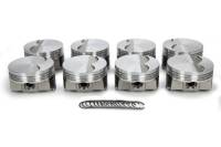 Icon FHR Forged Piston Set - 3.810" Bore - 1.5 x 1.5 x 3.0 mm Ring Groove - Minus 2.9 cc - GM LS-Series (Set of 8)
