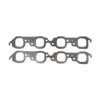 Exhaust System Gaskets and Seals - Exhaust Header and Manifold Gaskets - Clevite Engine Parts - Clevite Header Gasket - 1.850 x 1.900" Square Port - Multi-Layered Steel - BB Chevy (Pair)