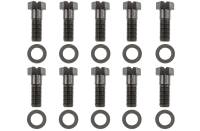 Drivetrain Hardware and Fasteners - Ring Gear Bolt Kits - Motive Gear - Motive Gear Ring Gear Bolt Kit - 7/16-20" Thread - 1.250" Long - Hex Head - DT911 Washers Included - Steel - Black Oxide - Ford 9"