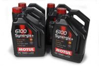 Motul Motor Oil - Motul 6100 Synergie+ 10W-40 Motor Oil - Motul - Motul 6100 Synergie 10W40 Synthetic Motor Oil - 5 L (Case of 4)