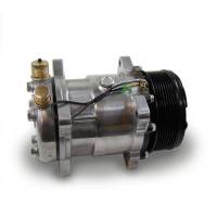 Racing Power Sanden 508 Air Conditioning Compressor - R-134A - 7 Rib Serpentine Pulley - Black