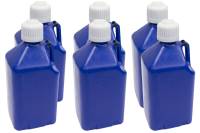 Tools & Pit Equipment - Fuel Management - Scribner Plastics - Scribner Plastics 5 Gallon Utility Jug - Dark Blue (Case of 6)