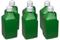 Fuel and Utility Jugs and Components - Fuel and Utility Jugs - Scribner Plastics - Scribner Plastics 5 Gallon Utility Jug - Green (Case of 6)
