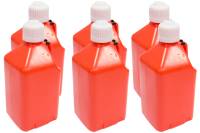 Scribner Plastics 5 Gallon Utility Jug - Orange (Case of 6)