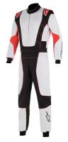 Karting Gear Gifts - Karting Suit Gifts - Alpinestars - Alpinestars KMX-3 v2 Karting Suit - White/Black/Red - Size 44