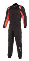 END OF SEASON AUTUMN SALE! - Karting Gear Autumn Sale - Alpinestars - Alpinestars KMX-9 v2 Karting Suit - Black/Red Fluo - Size 56