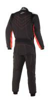 Alpinestars - Alpinestars KMX-9 v2 S Youth Karting Suit - Black/Red Fluo - Size 120 - Image 2