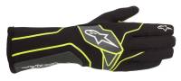 Alpinestars Tech-1 K v2 Karting Glove - Black/Yellow Fluo/Anthracite - Size XL