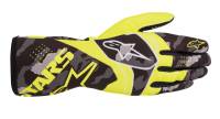 Karting Gloves - Alpinestars Tech 1-K Race v2 Camo Karting Glove - $49.95 - Alpinestars - Alpinestars Tech-K Race v2 Camo Karting Glove - Yellow Fluo/Black - Size L