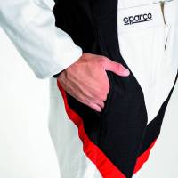 Sparco - Sparco Victory 2.0 Boot Cut Suit - Black/White - Medium / Euro 52 - Image 4
