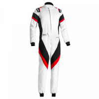 Sparco - Sparco Victory 2.0 Boot Cut Suit - White/Red - Size: 54 - Image 1
