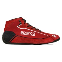 Sparco - Sparco Slalom+ Suede Shoe - Red - Size: 4.5 / Euro 36 - Image 1