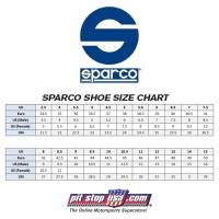 Sparco - Sparco Slalom+ Suede Shoe - Red - Size: 11.5 / Euro 45 - Image 5