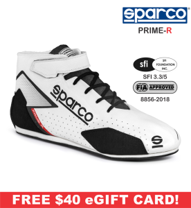 Racing Shoes - Shop All Auto Racing Shoes - Sparco Prime-R Shoes - $398.99