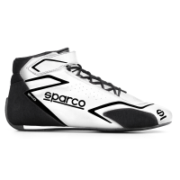 Sparco Skid Shoe - White/Black - Size 37