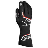 Safety Equipment - Racing Gloves - Sparco - Sparco Arrow Glove - Black/Red - Size 9