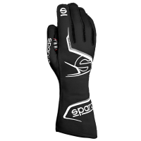 Sparco Arrow Glove - Black/White - Size 10